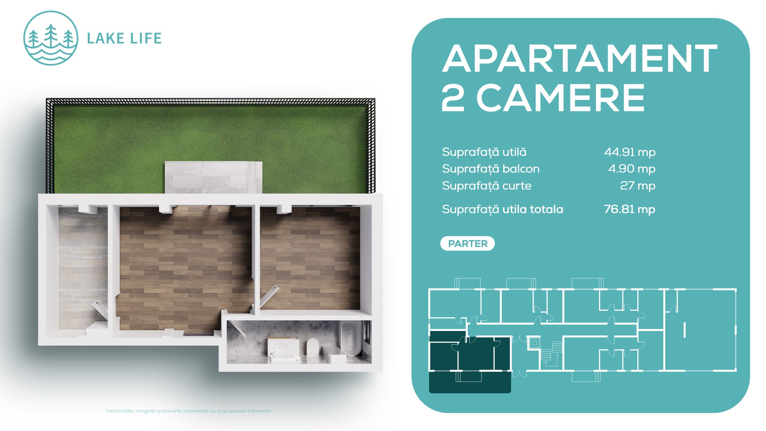 Apartament 2 Camere – Tip A - 13